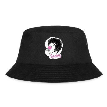 Sassy Chic with Afro Charm - Bucket Hat - black - Front - Lela (165cm)