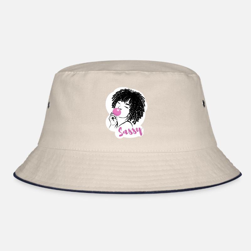 Sassy Chic with Afro Charm Bucket Hat