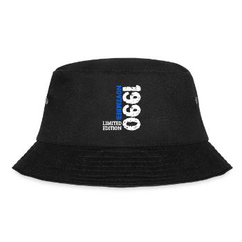 1990 November Limited Edition 33. Geburtstag Deko - Bucket Hat - Schwarz - Vorne - Lela (165cm)