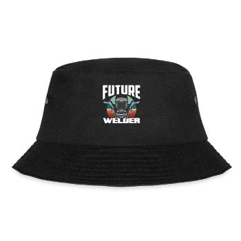 Funny Welder Gift - Bucket Hat - black - Front - Lela (165cm)