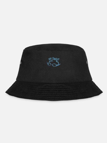 Oh! Snap! Traucherbrille Schwimmen Sport - Bucket Hat - Schwarz