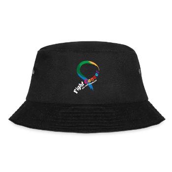 Cancer Survivor Support Fight Cancer In All Colors - Bucket Hat - Schwarz - Vorne - Lela (165cm)