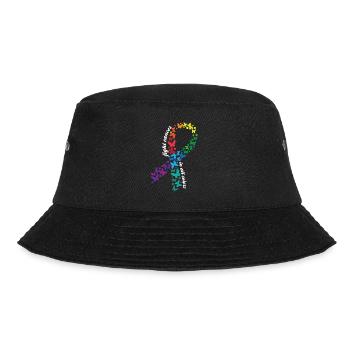 Fight Cancer In All Colors Cancer Awareness Month - Bucket Hat - black - Front - Lela (165cm)