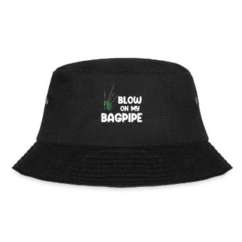 Blow On My Bagpipes Bagpipes Classic - Bucket Hat - black - Front - Lela (165cm)