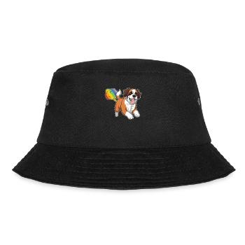 St. Bernard Rainbow Rainbow Fart - Bucket Hat - black - Front - Lela (165cm)