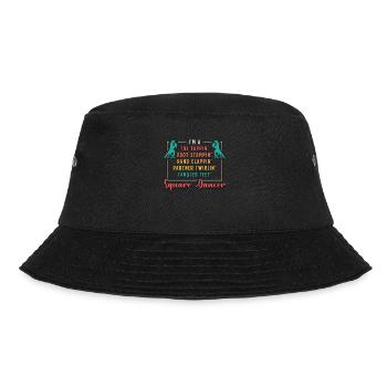Square Dancing I'm A Toe Tappin' Food Barn Dance - Bucket Hat - Schwarz - Vorne - Lela (165cm)
