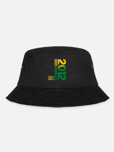 2012 December Limited Edition 11th Birthday Decoration - Bucket Hat - black