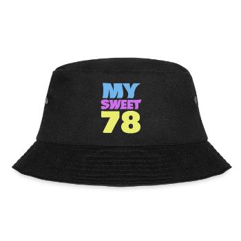 78 - Bucket Hat - Schwarz - Vorne - Lela (165cm)