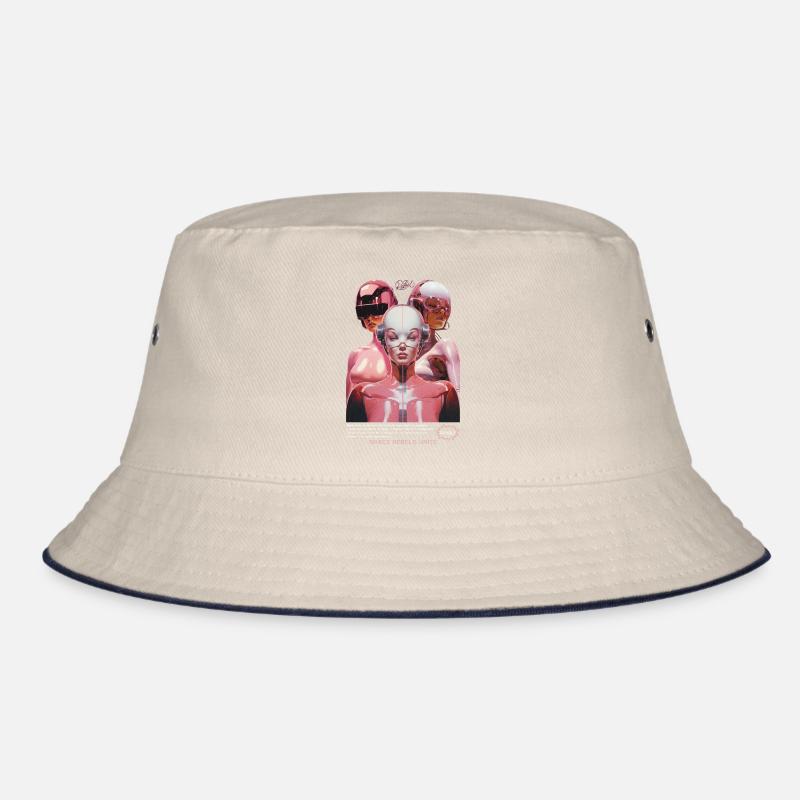 Space Astronauts, Science Fiction Space Travelers Bucket Hat