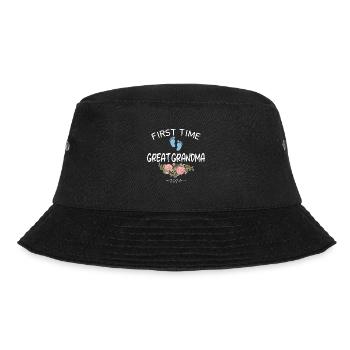 First time great grandma 2024 New Baby for granny - Bucket Hat - black - Front - Lela (165cm)