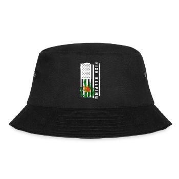 Aquaristik Fischzucht Aquarianer - Bucket Hat - Schwarz - Vorne - Lela (165cm)