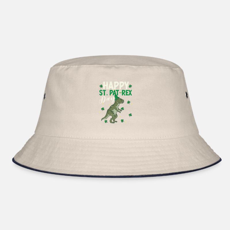 Glücklich St.Pat-Rex Tag Saint Patrick Dinosaurier Bucket Hat