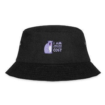 Lustige Morgen Katze Besitzer Geschenk - Bucket Hat - Schwarz - Vorne - Lela (165cm)