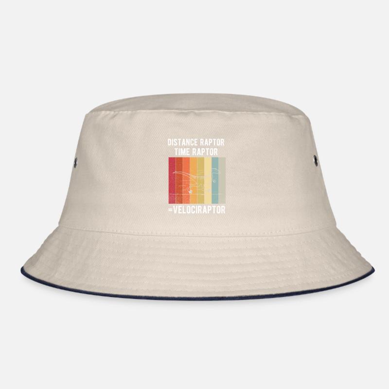 Distance Raptor Time Raptor Velociraptor Dinosauri Bucket Hat