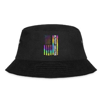 Flag Activity Director Help - Bucket Hat - Schwarz - Vorne - Lela (165cm)