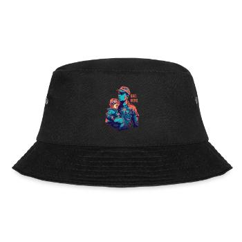 Veteran Day Dad Grandpa Veterans - Bucket Hat - black - Front - Lela (165cm)