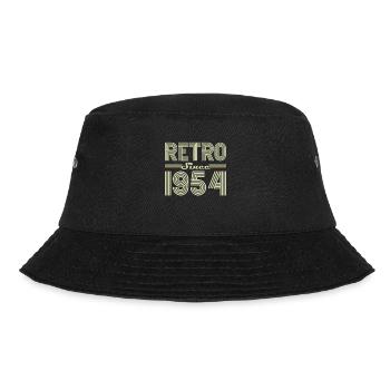 Rétro Depuis 1954 Vintage Cadeau d Anniversaire - Bob - noir - Devant - Lela (165cm)