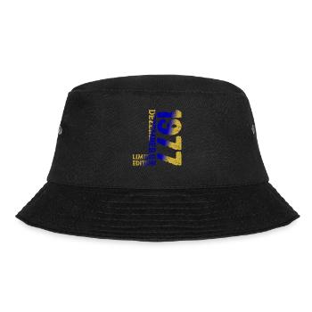 1977 Dezember Limited Edition 46. Geburtstag Deko - Bucket Hat - Schwarz - Vorne - Lela (165cm)