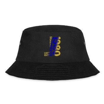 1980 December Limited Edition 43rd Birthday Decoration - Bucket Hat - black - Front - Lela (165cm)