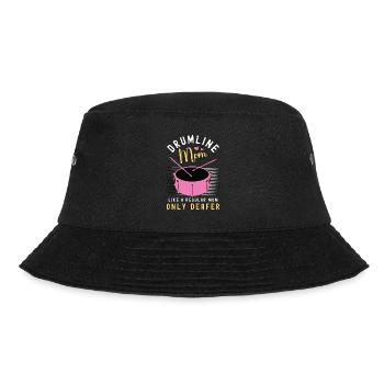 Drumline Mom Like A Regular Mom Only Loves Drums - Bucket Hat - Schwarz - Vorne - Lela (165cm)