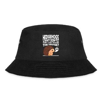T-shirt hérisson mignon - Bob - noir - Devant - Lela (165cm)