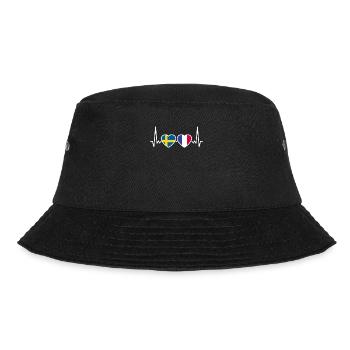 Suède, France, Heartbeat, Drapeau, Suède - Bob - noir - Devant - Lela (165cm)