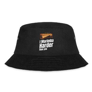 I Marimba Harder Than You Orchester Posaune - Bucket Hat - Schwarz - Vorne - Lela (165cm)