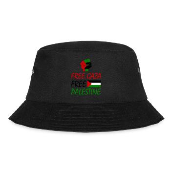 Free gaza Free palestine - Bucket Hat - Schwarz - Vorne - Lela (165cm)