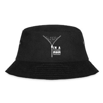 I'm a Programmer Mom Nothing Scares Me - Bucket Hat - black - Front - Lela (165cm)