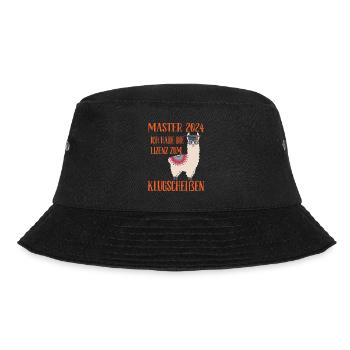 Master 2024 Habe die Lizenz zum Klugscheißen - Bucket Hat - Schwarz - Vorne - Lela (165cm)