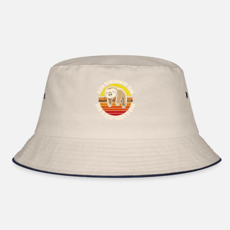 Faultierprogrammierungsteam T-Shirt Bucket Hat