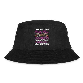 Clay Bird Hunter Sports Skeet Shooting Skeet - Bucket Hat - black - Front - Lela (165cm)