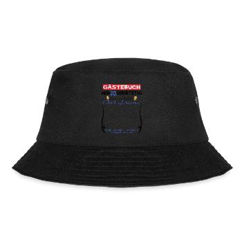 20. Geburtstag Frau & Mann Gästebuch - Bucket Hat - Schwarz - Vorne - Lela (165cm)
