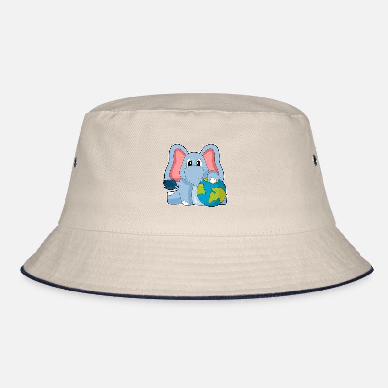 Elephant Earth Bucket Hat