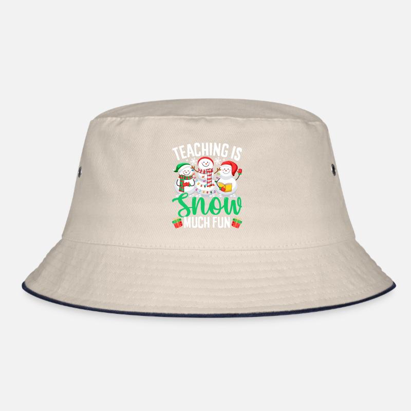 Teaching Is Snow Much Fun Winter Christmas Xmas Bucket Hat