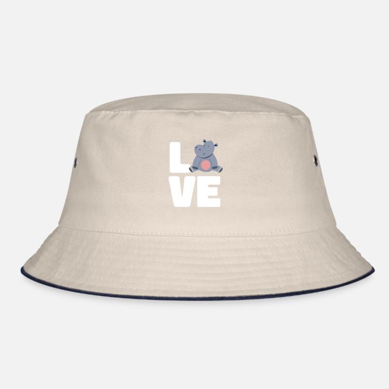 Flusspferd Nilpferd Bucket Hat