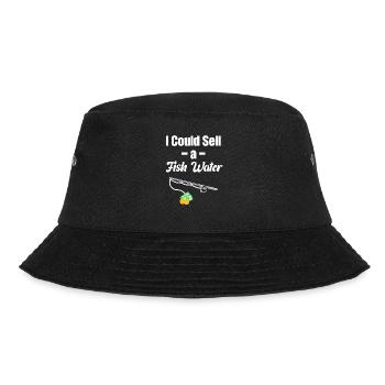 Ich Könnte Einen Lustigen - Bucket Hat - Schwarz - Vorne - Lela (165cm)