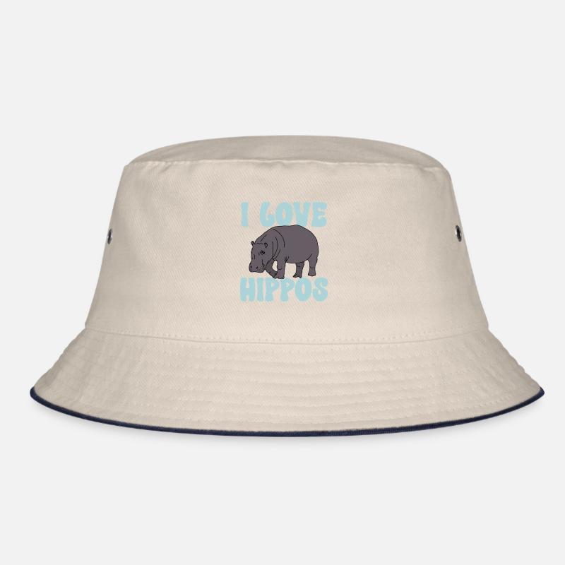 Flusspferd Nilpferd Bucket Hat