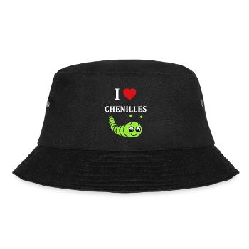 Chenilles insecte Amour petite chenille - Bob - noir - Devant - Lela (165cm)