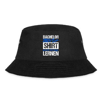 Bachelor 2024 Lange Genug Gelernt Lasst Uns Feiern - Bucket Hat - Schwarz - Vorne - Lela (165cm)