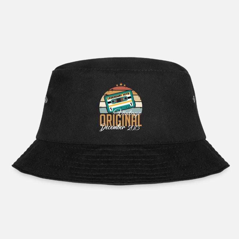 Dezember 2013 - Legenden Wurden 2013 Geboren - Bucket Hat - Schwarz