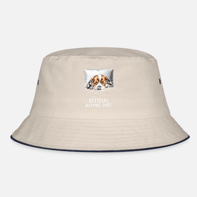 Beagle Official Napping Shirt Bucket Hat