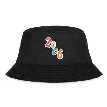 18th Birthday 2006 Year of Birth - Bucket Hat - black - Front - Lela (165cm)