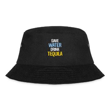 Save Water Drink Tequila Funny Mexican Alcohol - Bucket Hat - black - Front - Lela (165cm)