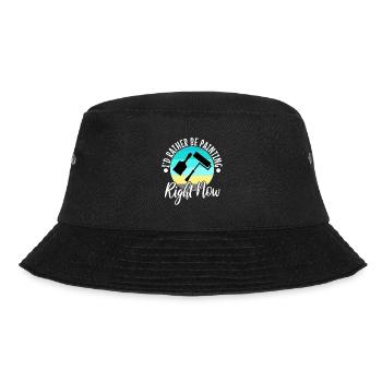 I'd rather be painting - Bucket Hat - black - Front - Lela (165cm)