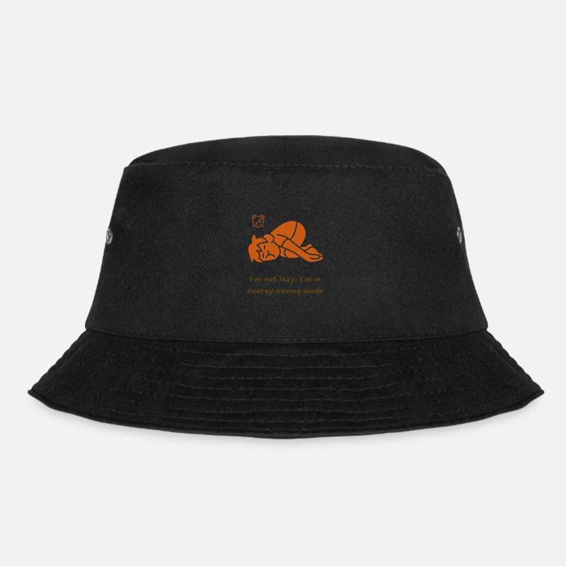 Ich bin nicht faul - Bucket Hat - Schwarz