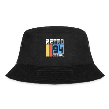 1994 Vintage Classic Retro Limited Edition - Bucket Hat - Schwarz - Vorne - Lela (165cm)