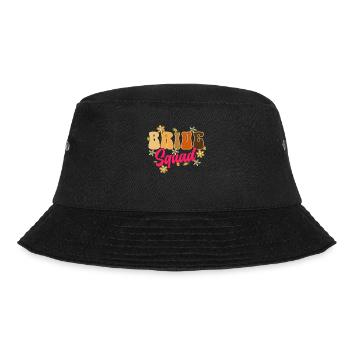 Groovy Bride Bachelorette Bridal Shower - Bob - noir - Devant - Lela (165cm)