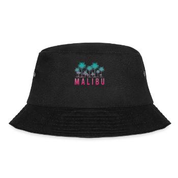 Malibu Palm Trees Silhouette Summer Flair - Bucket Hat - black - Front - Lela (165cm)