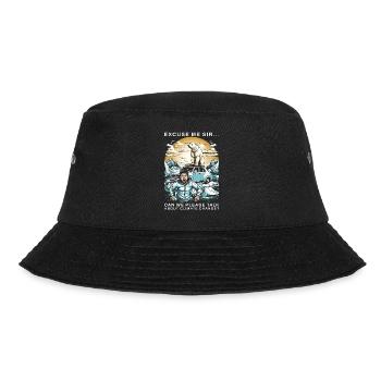 Climate Change Polar Bear - Bucket Hat - Schwarz - Vorne - Lela (165cm)
